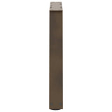 Coffee Table Legs V-Shape 2 pcs Natural Steel 60x cm Steel 4012555