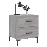 Bedside Cabinets 2 pcs Grey Sonoma 40x35x47.5 cm Engineered Wood 827321