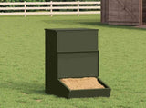 Pig Feeder Olive Green 55 x 38 x 76 cm Cold-Rolled Steel 874637