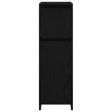 Bathroom Cabinet Black Oak 30 x 30 x 95 cm Engineered Wood 862504