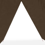Camping Tarp Brown 451x420 cm Waterproof 4009604