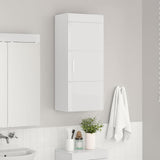 Bathroom Wall Cabinet TULUM High Gloss White 37 x 24.5 x 86 cm 880335