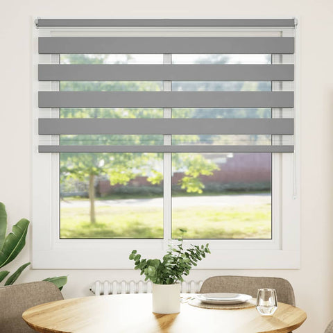 Zebra Blind 120 x 175 cm Grey 240215