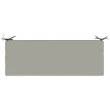 2-Piece Bench Cushions SOEST 2 pcs 100% Polyester Grey 949699