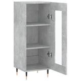 Sideboard Concrete Grey 34.5x34x90 cm Engineered Wood 828776