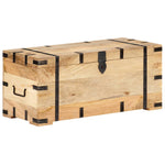 ZNTS Chest 90x40x40 cm Solid Mango Wood 289634