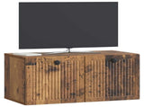 Wall-Mounted TV Cabinet Wall-mounted Old Wood 59.5 x 31 x 30 cm 898033