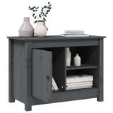 TV Cabinet Grey 70x36.5x52 cm Solid Wood Pine 814581