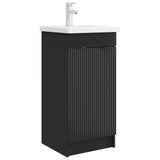 Bathroom Vanity with Sink Black 42 x 40 x 84.5 cm 890085