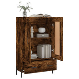Highboard Smoked Oak 69.5x31x115 cm Engineered Wood 830337
