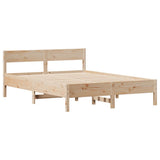Bed Frame without Mattress 120x200 cm Solid Wood Pine 3301752