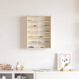 Wall Display Case with Shelf Beige 40 x 8.5 x 54 cm Plywood 42015624