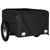 Bike Trailer Black and Blue 45 kg Iron 94086