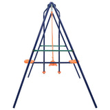Swing Set with 3 Seats Steel 92319