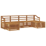 Sofa Sets 6 pcs Natural Solid Acacia Wood 3375264