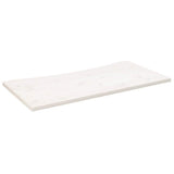 Desk Top White 100x50x2.5 cm Solid Wood Pine 824431