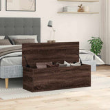 Storage Box Brown Oak 102x35x35 cm Engineered Wood 840694