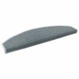 Self-adhesive Stair Mats 15 pcs Sea Blue 80 x 24.5 x 3.5 cm 42038644