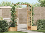 Garden Arch Natural 177 x 40 x 205 cm Bamboo 42028055