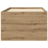 Bed Frame with Storage Artisian Oak 80 x 200 cm Engineered Wood 3429500