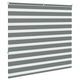 Zebra Blind Dark Grey 160x150 cm Fabric Width 155.9 cm Polyester 4014143