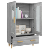 Highboard Grey Sonoma 70x31x115 cm Engineered Wood 817478