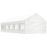Gazebo with Roof White 11.15x4.08x3.22 m Polyethylene 3155489