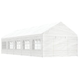 Gazebo with Roof White 11.15x4.08x3.22 m Polyethylene 3155489