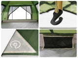 Instant Tent with Rainfly 3-Person Quick-Release Green 42008399