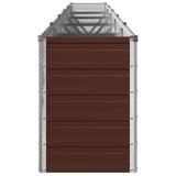 Raised Garden Bed Brown 400 x 40 x 55 cm cold-rolled steel 8006278