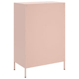 Highboard Pink 68x39x101.5 cm Steel 843103