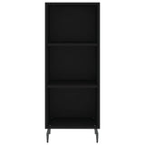 Sideboard Black 34.5x32.5x90 cm Engineered Wood 828749