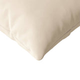 Sofa Pillows 2 pcs Beige 200 x 40 cm Fabric 42013902