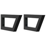 Basin Shelf Wall Mounted Steel and Solid Wood Oak 3302551