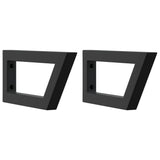 Basin Shelf Wall Mounted Steel and Solid Wood Oak 3302346