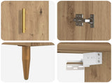 Highboard Artisan Oak 69.5 x 34 x 180 cm Engineered Wood 3416037
