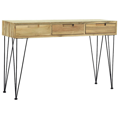 Console Table 120x35x76 cm Solid Teak 244573