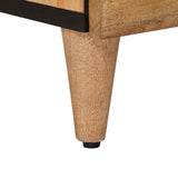 Bedside Cabinet Natural 50 x 33 x 62 cm Solid Mango Wood 4018270