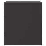 Bedside Cabinet Black 34.5x39x44 cm Steel 841751