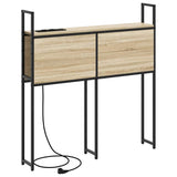 Storage Headboard with Charging Station Sonoma oak 75 cm 859776