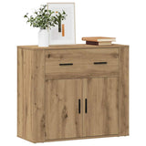 Sideboard Artisian Oak 80x33x70 cm Engineered Wood 857076