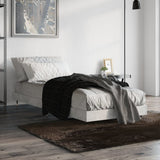 Bed Frame without Mattress Concrete Grey 75x190 cm Small Single 832209