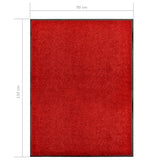 Doormat Washable Red 90x120 cm 323424