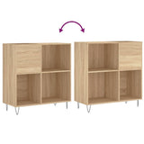 Record Cabinet Sonoma Oak 84.5x38x89 cm Engineered Wood 831775