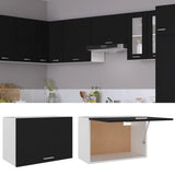 Hanging Cabinet Black Engineered wood 60x31x40 cm Hanging Cabinet 802514