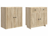Cabinet Set 2 pcs 66 x 34.5 x 90 cm Engineered Wood 3416405