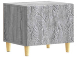 Bedside Table 2 pcs Grey Sonoma 43 x 34.5 x 50 cm 895038
