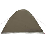 Camping Tent Dome 3-Person Brown Waterproof 4009616
