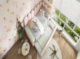 Upholstered Bed Daybed With Pull-Out Bed, 3FT Single Sofa Bed 90X190Cm,Guest Beds For Adults and N601P272133P