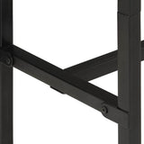 Bar Table 150x55x107 cm Solid Rough Wood Mango 358937